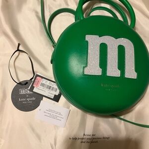 Kate Spade  Green M&M crossbody bag